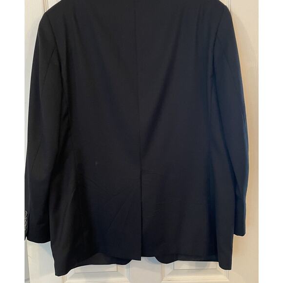 Lauren Ralph Lauren Mens Blazer 44R Navy 100% Wool Canada Made Jacket VTG 1998 - Picture 4 of 12